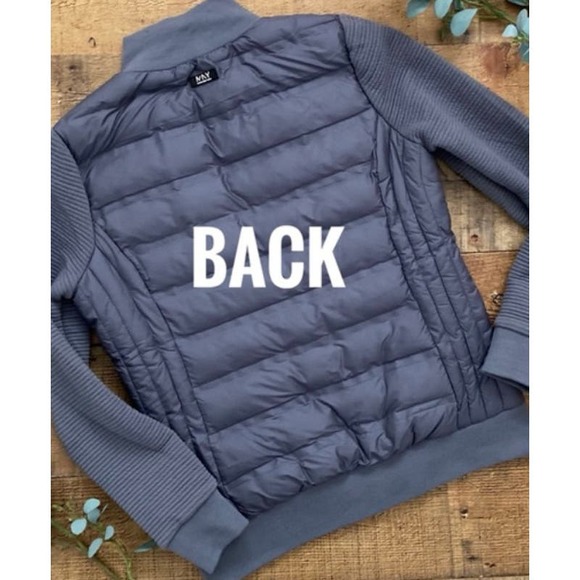Marc New York Mixed Media Puffer Jacket - Size Small * wom112 - Picture 3 of 8